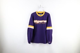 Vintage Mens Small Spell Out LSU Louisiana State University Long Sleeve T-Shirt - £31.61 GBP