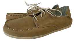 Olukai Tan Leather Moccasin Shoes Women's 7M - €16,18 EUR