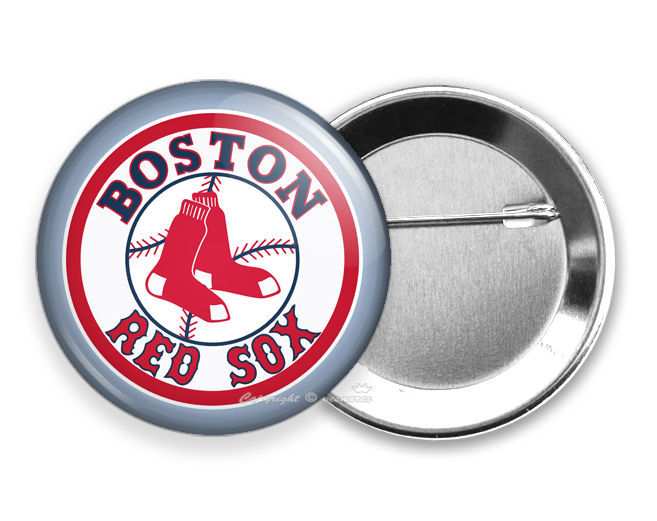 BOSTON RED SOX MASSACHUSETTS BASEBALL TEAM PIN PINBACK BUTTON GAME FAN GIFT IDEA