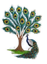 Nature Weaved in Threads, Amazing Birds Kingdom [ Peacock Tree] [Custom and Uniq - £22.26 GBP