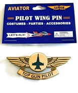 TOP GUN PILOT WINGS COSTUME PIN - $182.94 MXN