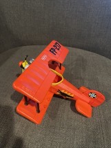 FISHER PRICE FP-217 Imaginext Red Baron BIPLANE 2006 Airplane Plane Toy ... - $21.77