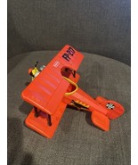 FISHER PRICE FP-217 Imaginext Red Baron BIPLANE 2006 Airplane Plane Toy ... - $21.77