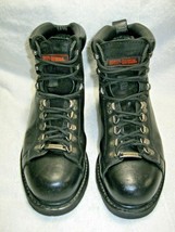 Women&#39;s HARLEY DAVIDSON Steel Toe Boots-Motorcycles-Biker-Work Safety Shoe-Home! - £55.90 GBP