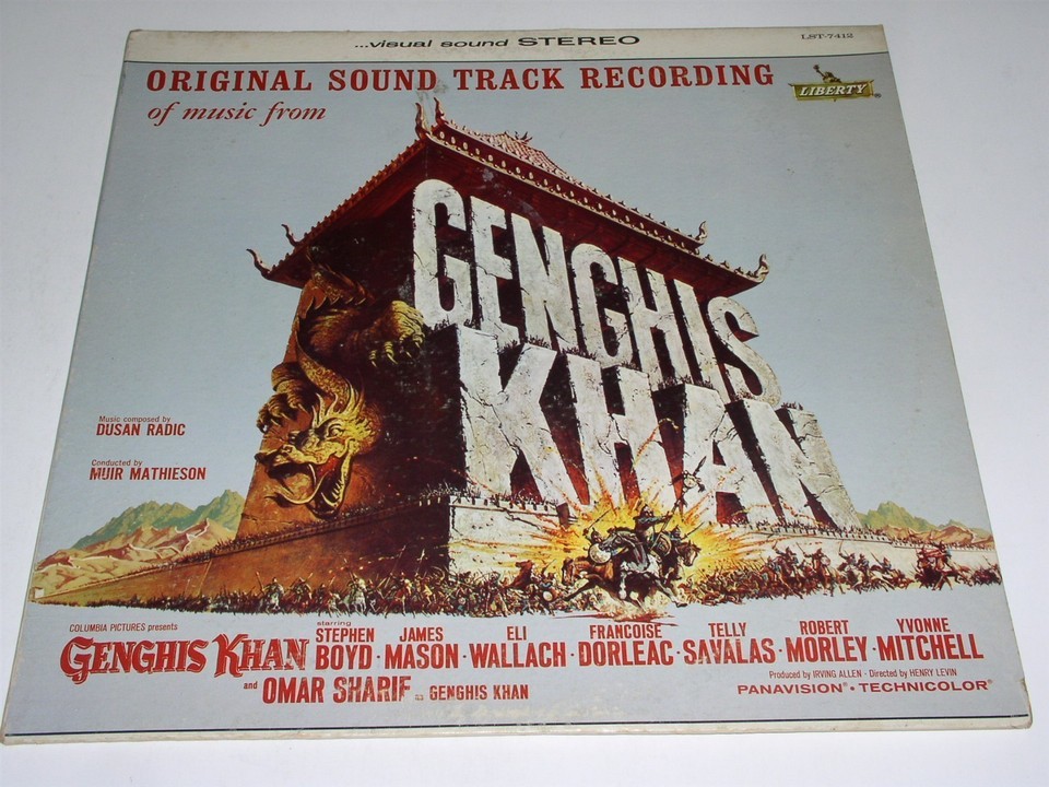 Genghis Khan Original Soundtrack Record Album Vinyl LP Liberty 7412 VG - $14.99
