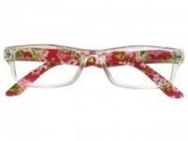 GL2103BLU +3.0 May Pretty Blue Floral Summer Reading Glasses - £12.64 GBP