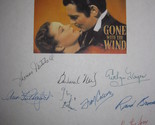 Gone with the Wind Signed Film Movie Script Screenplay Autograph X15 Viv... - $23.99
