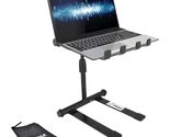 Pyle Portable Folding Laptop Stand - Standing Table with Adjustable Angl... - £58.51 GBP