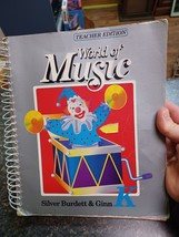 Silver Burdett World Of Music Teachers Edition  Grade K Spiral Bound - $19.79