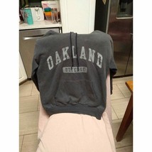 Vintage Oakland Defense Pull-Over Hoodie Size L - £19.51 GBP