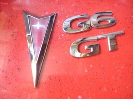 2005-2010 Pontiac G6 Emblem Logo Symbol Letters Badge Trunk Lid Rear Chr... - £13.54 GBP