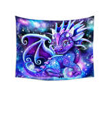 Cute Fantasy Painting Galaxy Lil Dragon Tapestry - €26,21 EUR+