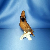 Cedar Waxwing Bird Figurine by W. Goebel - £43.86 GBP