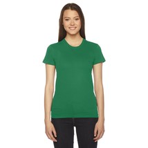 27 Piece Bulk Box American Apparel Women&#39;s Fine Jersey Tee Size Kelly Gr... - $23.99