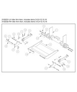 Thieman 5001371 pin L.A. To Trunion For WT20, 30, 40 liftgates - $369.08 MXN