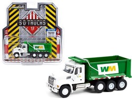 2020 Mack Granite Dump Truck White and Green &quot;Waste Management&quot; &quot;S.D. Trucks&quot; S - £26.07 GBP