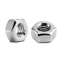 304 Stainless Steel 1/4-20 Hex Nuts, 100 Pack, Full Thread, Bright Finish - $13.63