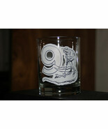 9 Vintage Decorated Golf Old Fashioned Drinking Glasses - $49.39 CAD