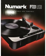 Numark - PT01 USB - Portable Vinyl-Archiving Turntable for 33 1/3, 45, &amp;... - £141.55 GBP