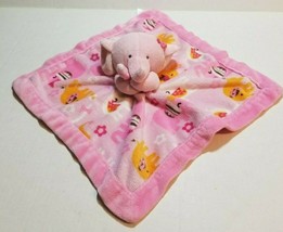 Carters Kidsline LOVEY 2012 Pink Elephant Baby Blanket Security 13&quot; - £15.65 GBP