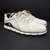 FootJoy Pro SL 53269 White Red Navy Spikeless Golf Shoes Men’s Size 11.5M - £14.98 GBP