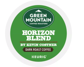 GREEN MOUNTAIN COFFEE ROASTERS HORIZON BLEND DARK ROAST KCUPS 24CT - $23.87