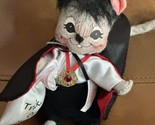 Annalee 2005 Trick or Treat Cat Mouse w/Mask Dracula  6&quot; Halloween Doll - $37.83