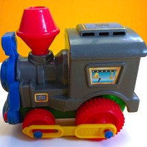 Classic Blue Wind-Up Train Engine Toy - Charming Miniature Locomotive fo... - $23.50