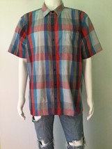 PATAGONIA Textured Multi Shades Checked Button Down Shirt (Size XL) - £19.65 GBP