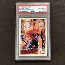1994-95 NBA Fleer #31 Steve Kerr Signed Card AUTO PSA Slabbed Bulls - £80.31 GBP
