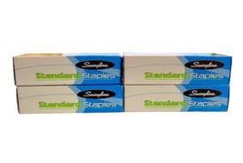 4 Boxes Swingline Standard Staples 5000 Staples Per Box - $12.00