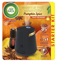 Air Wick Essential Oil Mist Diffuser, Pumpkin Spice Starter Kit, 0.67 oz. - £15.69 GBP