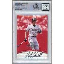 Robin Ventura Chicago White Sox 1997 Donruss Signature Autograph 102 BGS Auto 10 - £70.78 GBP