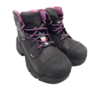Wolverine Women&#39;s 6&quot; Condor Composite Toe Waterproof Boots Black Purple ... - £45.80 GBP