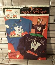 Vintage Daisy Kingdom Halloween No Sew Fabric Applique Dance of the Ghost - $4.76