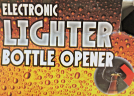 Electronic Bottle Opener Lighters Adjustable Flame (50) Display - $11.88