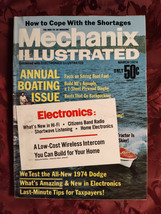 MECHANIX Illustrated March 1974 Boating Issue Robot Water Tractor Dodge Monaco - £9.44 GBP