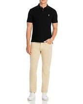 Polo Ralph Lauren Men&#39;s Cotton Custom Slim Fit Mesh Polo Black-Small - $69.99
