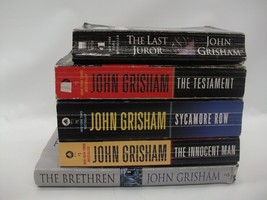 John Grisham 5 Book Lot Beat Up Reading Copies - £9.48 GBP