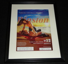 2004 Winston Cigarettes Hostile Takeover Framed 11x14 ORIGINAL Advertise... - $34.64