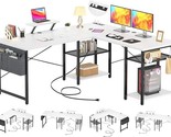 L Shaped Desk With Outlet And Usb Charging Ports, L-Shaped Desk With Sto... - $222.99