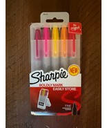 Sharpie Permanent Markers Boldly Mark with Storage Case, 5 Count - $10.31