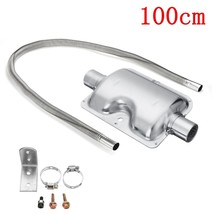 60-300cm Air  Par Heater Stainless Steel Exhaust Pipe  Gas Vent Fuel Tank Car He - £63.15 GBP