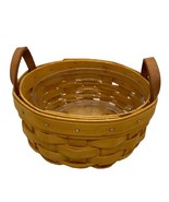 Longaberger 2001 Mini Button Basket with Plastic Protector - $26.34 CAD