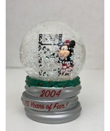 Vintage 2004 Disney Mickey Mouse MOVIE REELS Mini Xmas Snow Globe 2.5” J... - $29.88 CAD