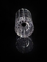 Fabergé Crystal Clear  "Metropolitan" Vase - 13” H x 4.5" W x 2.5"B image 7