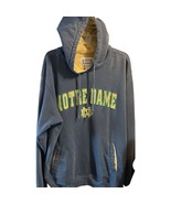 Vintage Foot Locker Notre Dame ND Navy Blue Hoodie Sweatshirt Sz XL Foot... - $47.39 CAD