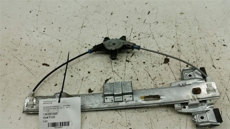 Passenger Right Rear Back Power Window Regulator Motor Track Fits 06-11 ... - $27.56