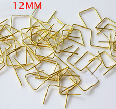 1000 12mm Metal Connector Square Buckle Sliver/Gold Lighting Curtain Acc... - $15.72+