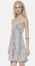 Zimmerman Silk Strapless Python Print Dress, Sz 2, NWT! - £154.97 GBP